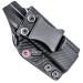 Concealment Express IWB KYDEX Holster | Claw Compatible | 'Posi-Click' Retention & Adj. Cant | Appendix Carry AIWB | Made in USA | CF BLK Right Hand Glock G43/43X