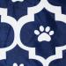 Bone Dry Moroccan Paw Print Pet Blanket 50 x 60 - Blue | Cozy and Stylish Pet Blanket - Buy Online on GoSupps.com