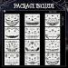 12 Sheets Halloween Face Tattoos Luminious Halloween Tattoos for Adults Kids Glow in The Dark Waterproof Halloween Temporary Tattoos for Horror Makeup Halloween Decor Party Supplies - Buy Online on GoSupps.com