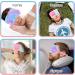 Shop WLLHYF 4 Pcs Plush Rainbow Eye Masks | Soft & Comfortable Furry Sleep Covers for Adults & Kids | Perfect for Travel & Napping - Buy Online on GoSupps.com