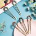 Vintage French Hair Pins Set - U Shaped Chignon Pin with Crystal Rhinestones for Women and Girls - Buy Online on GoSupps.com