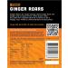 Ginger Roars Caffeine Ginger Chews - 24 Vegan Candies with 33mg Caffeine Each | Natural Honey Ginger Flavor | Plant-Based Energy Snacks for Adults - Buy Online on GoSupps.com
