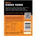 Ginger Roars Caffeine Chews - 12 Vegan Ginger Candies with Honey Flavor | 33mg Natural Plant-Based Energy Snack - Buy Online on GoSupps.com