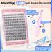 Wispy Lash Clusters Kit - 120 Pcs Natural Eyelash Extensions with Glue & Tweezers | DIY 10-16mm Cluster Lashes by Pleell - Buy Online on GoSupps.com