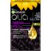 Garnier Olia Permanent Hair Dye Ammonia-Free Hair Color 4.12 Iridescent Dark Brown Long-Lasting Hair Shine With 60% Oils 1 Application BROWN SHADES 4.12 Iridescent Dark Brown