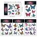 Konsait Kids Butterfly Temporary Tattoos 16 Sheets | Fake Tattoo Stickers for Girls, Children's Birthday Party Favors - Buy Online on GoSupps.com