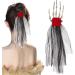 Moreeulsi Halloween Skull Hand Hairpins Skeleton Hand Bone Claw Punk Headdress Halloween Skull Hand Headpiece Hairpins Halloween Skeleton Headpiece Issue Card - Buy Online on GoSupps.com