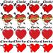 GOROMON 16 PCS Bride of Chucky Tattoo Heart  Halloween Temporary Tattoos Stickers For Women Men Kids Boys Girls  Fake Halloween Makeup Kit Party Favor Supplies Chucky Heart Tattoos Costume Accessories
