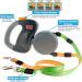 WIGZI Dual Doggie 2.0 - Grey Retractable Leash for 2 Dogs | Premium 1 Pack - International Shipping Available - Buy Online on GoSupps.com