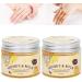 Honey Milk Moisturizing Hand Wax Mask - 2pcs, Exfoliating, Whitening, Nourishing, 50g - Buy Online on GoSupps.com