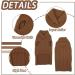 Hjumarayan Dog Sweater for Small Dogs - Soft & Warm Reversible Knit Sweater for Yorkshire Jack Russell Chihuahua & Cat (Brown XS) - Buy Online on GoSupps.com