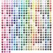 ARTDOT Beads for Diamond Painting Accessories  89000 Pieces 445 Colors Round Beads Sparkle Rhinestones for Nails Diamond Art Crafts (200 pcs per Bag) Round Drill