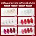 Beauty7 Gel Nail Polish Set 6 Colors Red Glitter Milky UV LED Gel Nail Polish Soak Off Nail Gel Nail Design Nail Art Set - Buy Online on GoSupps.com