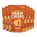 Parmcrisps Cheddar Cheese Crisps | Keto-Friendly, Gluten-Free, Low Carb Snacks | 100% Real Cheese | 1.75oz Pack of 6 - Buy Online on GoSupps.com