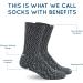 Dr. Segal's Non-Binding Socks - 3 Pack M/L - Blue/Black/Space Grey - Medium/Large - Buy Online on GoSupps.com