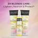 John Frieda Go Blonder Lightening Shampoo for Strengthening and Restoring Blonde Hair | Gently Cleanses and Gradually Lightens | Highlights Lightening Root Blending | Bright and Radiant Blonde | Up to Two Shades Lighter when used with Go Blonder Lightenin - Buy Online on GoSupps.com