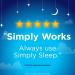 Simply Sleep Nighttime Sleep Aid Caplets | 25 mg Diphenhydramine HCl | Non-Habit Forming | 100 ct - Buy Online on GoSupps.com