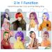 Shop Kids Hair Color Kit | Washable DIY Hair Dye for Teens | Perfect for Parties Halloween & Birthdays - Green Blue Purple Red Orange Pink - Buy Online on GoSupps.com
