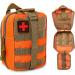 Buy Bituor Tactical First Aid Pocket Kit - Molle Waterproof EMT Pouch for Outdoor Camping Travel & Adventure (Orange) - Buy Online on GoSupps.com