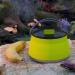 Camping Kettle - Collapsible 1 Liter Capacity for Hiking & Backpacking | Includes Silicone Trivet | Outdoor Cooking Gear - Buy Online on GoSupps.com