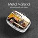 Antique Car Printed Square Pill Box | Portable Travel Medicine Organizer | eCommerce International Shipping - Buy Online on GoSupps.com