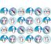 24 Edible Pre-Cut Wafer Round Cake Toppers: Penguins - Buy Online on GoSupps.com