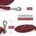 Shop Stylish Leading Knit with Panic Hooks for Horses - Leashes & Tie Ropes for Pony Donkey Goat (Red/Black) - Buy Online on GoSupps.com