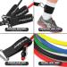 HYBRID Resistance Bands Set Men Women HEAVY DUTY 12pcs Exercise Bands Up to 150LB 68kg 2 Foam Handles 2 Ankle Straps Door Anchor - Fitness Tubes - Exercise Equipment for Home Gym Physio 150lb - 68kg - Buy Online on GoSupps.com