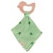 Sterntaler baby unisex cuddling cloth with bite ring Kinni and Kalla - cuddly cloth baby girls cuddly cloth baby - organic - medium green 1 piece (1 Pack) Kinni and Kalla medium green 1 piece (1 Pack)