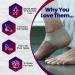 Plantar Fasciitis Silicone Gel Heel Cups - Orthotic Inserts for Heel Pain Relief | 3 Pair Pack - Buy Online on GoSupps.com