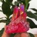 Natural Red Quartz Cluster Crystal Gem Healing Mineral Specimen Reiki Stone Crystal Cluster