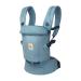 Ergobaby Adapt Baby Carrier for Newborns from Birth 3 Positions SoftTouch Cotton Ergonomic Baby Belly Carrier Back Carrier Baby Carrier Slate Blue Slate Blue SoftTouch Cotton
