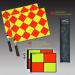 AGORA Pro Line Duo Premium Rotating Soccer Referee Flags with Case - Red/Yellow - Buy Online on GoSupps.com