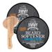 Uncle Jimmy Beard Softener 3oz - Luxurious Conditioning Beard Hair Softener With Shea Butter & Honey | Bundled With Wooden Comb Tames Flyaways Hydrates & Nourishes Polished Beard Pack Of 2