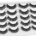 KOUSEI False Eyelashes Russian Curly Lashes 3D Volume Faux Mink Lashes Dramatic Lashes Pack Fluffy Fake Eyelash 10 Pairs (Russian-C)