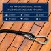 Rainier Supply Co. 100ft x 3/8 inch Boat Anchor Line | Double Braided Nylon Rope with 316SS Thimble and Snap Hook | Heavy Duty Marine Grade | Black - Buy Online on GoSupps.com