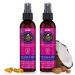 HASK CURL CARE 5-IN-1 Leave-In Spray Conditioner 2 Piece Bundle- vegan formula  cruelty free  color safe  gluten-free  sulfate-free  paraben-free