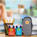 Curmio Double Layer Adrenaline Pocket Travel Bag - Portable Storage for Epipens AUVI-Q & Asthma Inhalers - Gray - International Shipping Available - Buy Online on GoSupps.com