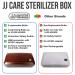 JJ CARE Premium Phone Sterilizer Box - Home & Beauty Sterilizer - Wood Red - Buy Online on GoSupps.com