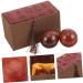 Shop Rosewood Gymnastics Ball Stress Balls - Fitness Massage Handballs for Health & Wellness | Wooden Relaxation Balls for Handicrafts & Play - Buy Online on GoSupps.com