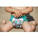 Petit Lulu Size 2 Powy Overpants (5-16kg) | Washable & Waterproof Baby Diaper Pants | Velcro | One Size | Fleet Diapers | Made in EU - Gray/Pink - Buy Online on GoSupps.com