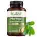 B Leaf Nature 100% Pure Organic Moringa Oleifera Leaf Powder Capsules I Immune Support I 1000mg per serving I Gluten-Free Non-GMO I Superfood w/ Essential Vitamins & Amino Acids I 180 Veggie Capsules 180 Count (Pack of 1)