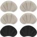 Sibba High Heel Pads - 3 Pairs Shoe Cushion Inserts for a Secure Fit, Pain Prevention & Blister Relief - Beige and Black - Women's Heel Grips - Buy Online on GoSupps.com