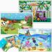 HomeWorthy Disposable Placemats for Baby - Cute Animal Toddler Placemat That Sticks to Tables at Restaurants - (Assorted 40 Pack with 3 Designs)