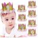 Haomaomao Baby Crown Princess Gold Tiara Crystal Hat | Girls 1st Birthday Gift - Buy Online on GoSupps.com