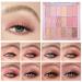 Buy 18 Colors Eyeshadow Palette - Matte & Shimmer Waterproof Long Lasting Highly Pigmented Makeup for Women | International Shipping Available - Buy Online on GoSupps.com