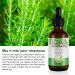 100% Pure Organic Rosemary Shampoo Set for Hair Regrowth - Hair Thinning & Loss Treatment with Growth Oil (10.56 fl.oz) - International Shipping Available - Buy Online on GoSupps.com
