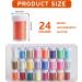 24 Can Glitter Face Set | Holographic Sequins & Glitter Powder for Nail Art DIY Decoration & Festive Crafts - International Shipping Available - Buy Online on GoSupps.com