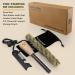 Bushcraft Survival Fire Starter Kit w/ Backpacking Multitool | Flint Steel Striker | Waterproof Ferro Rod Tool & Firestarter for Campfires | Includes Jumbo Tinder Rope - Buy Online on GoSupps.com