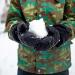 Waterproof Stay-on Snow & Ski Mittens Fleece-Lined for Baby Toddler Black L 6-8Y - Buy Online on GoSupps.com
